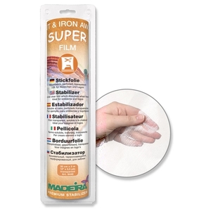 Madeira Super Film, Cut & Melt Away Embroidery Stabilizer 30cm x 5m Roll