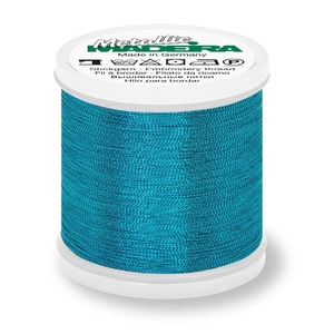 Madeira Metallic 40 #365 Turquoise 200m Machine Embroidery Thread