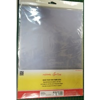 Sew Easy Template Plastic Plain Textured, 2 Sheets A4 (297 x 210mm), Easy To Cut