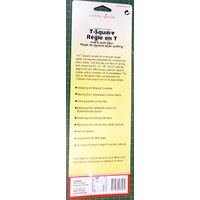 Sew Easy T-Square Sew & Quilting Ruler, Flexible, Imperial & Metric, 30cm, 12"