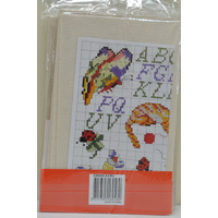 Sew Easy Aida Cloth 36cm x 45cm (14" x 17 1/2") 14 Count, ECRU, Bonus Pattern Included
