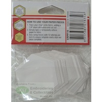 Sew easy Paper Hexagon Pieces 1", Packet of 100