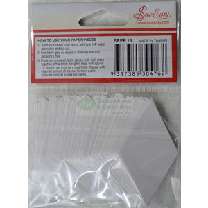 Sew easy Paper Diamond Pieces 1 1/2", Packet of 100