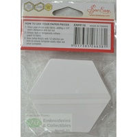 Sew easy Paper Hexagon Pieces 1.5", Packet of 100