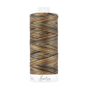 Sew Easy 50/3 Variegated Quilting Thread, #4253, 732m (800yd), 100% Premium Pima Cotton