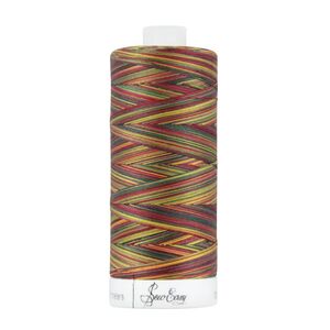 Sew Easy 50/3 Variegated Quilting Thread, #4262, 732m (800yd), 100% Premium Pima Cotton
