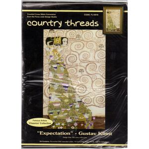Country Threads EXPECTATION Counted Cross Stitch Kit 28.5 x 45.5cm 14ct Aida, FJ-4019