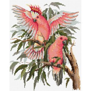 Australian Birds, 3 Counted Cross Stitch Charts by Country Threads FJP-1011-30-35