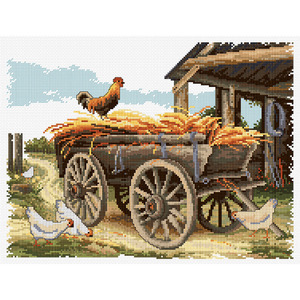 Barn-Yards Counted Cross Stitch Chart by Country Threads FJP1034-52