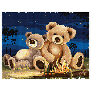 Teddy Bears Counted Cross Stitch Charts by Country Threads FJP-3005-06
