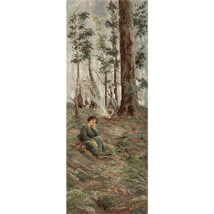 The Pioneer Counted Cross Stitch Chart by Country Threads FJP-4009