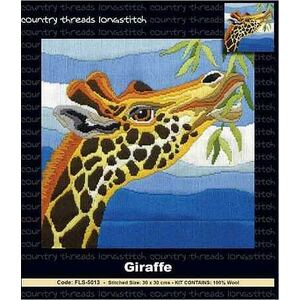 Country Threads GIRAFFE Longstitch Kit FLS-5013 30cm x 30cm