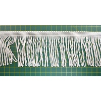Fringing 70mm OffWhite Loop Rayon Fring Sash Fring Fabric Embellishments / Metre