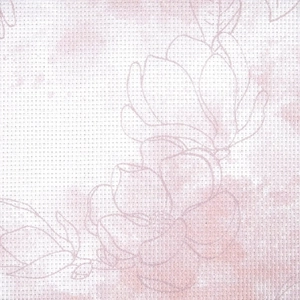 DMC 14 Count (5.5pts/cm) MAGNOLIA PINK Aida Cloth 15" x 18" (38.1cm x 45.7cm)