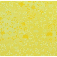 FLUTTER TONE ON TONE COTTON FABRIC, BABY LEMON, 110cm Wide x 50cm