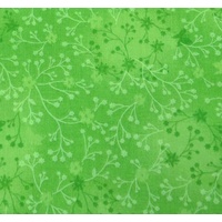FLUTTER TONE ON TONE COTTON FABRIC, LIME GREEN, 110cm Wide per 50cm
