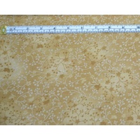 Flutter Tone on Tone Cotton Blender Fabric, COFFEE, 110cm Wide x 50cm