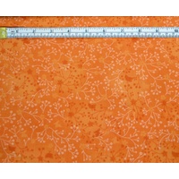 Flutter Cotton Fabric, SUN ORANGE, 110cm Wide, Per Metre
