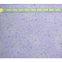 Flutter Tone On Tone Cotton Fabric, ORCHID, 110cm Wide x 50cm