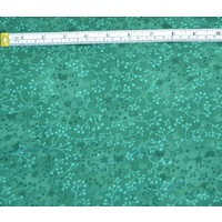 Flutter Tone on Tone Cotton Blender Fabric, HUNTER GREEN 110cm Wide x 50cm