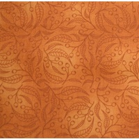 Gumnut Cotton Fabric, AYER ROCK ORANGE, 110cm Wide,  Per Metre