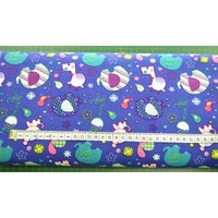 Safari Baby Indigo Blue Per Metre