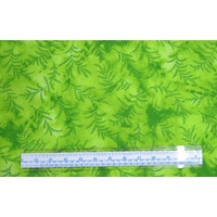 Spring Bloom LIME 110cm Wide Sew Easy 100% Cotton Blender Fabric