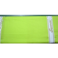 SEW EASY SATEEN 100% COTTON FABRIC, LIME GREEN, 110cm Wide 63cm REMNANT