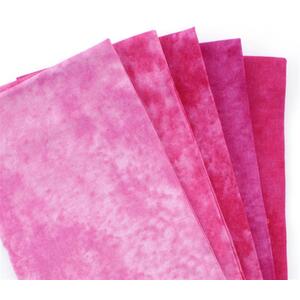 Pinks Fat Quarter Pack Tone on Tone By Sew Easy, 5 Fat Quarters Per Pack