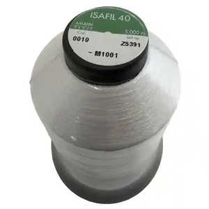Amann Isafil No. 40 Rayon Embroidery Thread, Colour 0010 5000m Cone