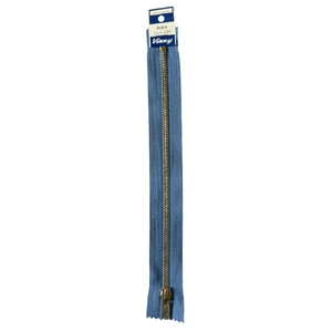 Vizzy Jeans Zip, Jeans Zipper, 25cm (10") MID DENIM
