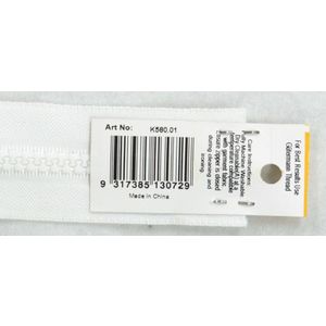 Vizzy Chunky Open End Zip 80cm, Colour 01 WHITE