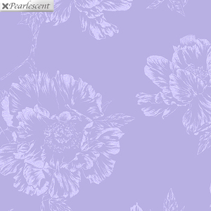 Violet Twilight, Pearl Shadow Flowers Lilac 112cm Wide Cotton Fabric 9105/2260