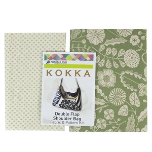 KOKKA Double Flap Shoulder Bag Pattern & Fabric Kit