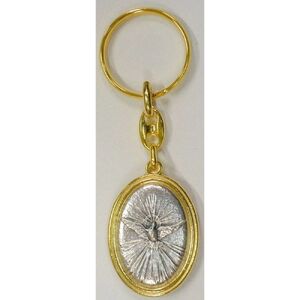 Keyring, Holy Family / Holy Spirit, Double Sided, A Quality Product