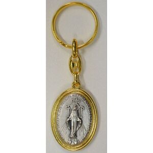 Keyring, Saint Christopher / Miraculous, Double Sided