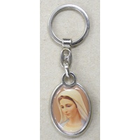 Keyring, Saint Michael / Mary, Double Sided, A Quality Product
