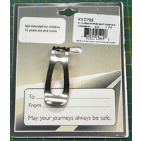 ST PATRICK Visor Clip, Enameled Metal, 44mm Diameter, Gift Card 100 x 75mm