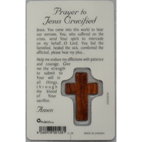 FACE OF CHRIST, Window Prayer Card & Charm, 54mm x 85mm, Inspirational Card