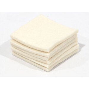 Matilda's Own 100% Wool Ironing Pad, 5" Mini Square, Bag of 6