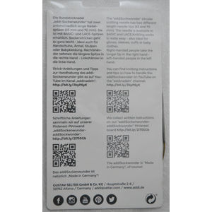 Addi SockenWunder Circular Needle 25cm x 2.00mm 45/70 Length Sock Wonder Basic