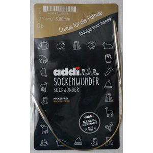 Addi SockenWunder Circular Needle 25cm x 5.00mm 45/70 Length Sock Wonder
