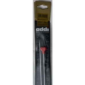 Addi Knitting Needle 35cm x 2.50mm, Aluminium Heart