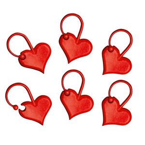 Addilove Heart Shape Stitch Markers, 100 pack
