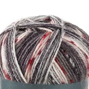 Bergere Goomy 50 Yarn, 75% Wool 25% Polyamide, 50g Ball, Imprim Prune