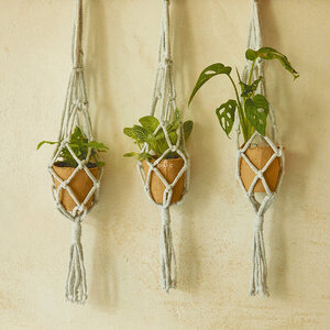The Exhale Plant Hanger Macrame Kit, DMC Mindful Making MC100K