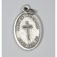 SAINT MARY MACKILLOP, Mary Of The Cross Medal Pendant, Silver Tone, 22 x 15mm