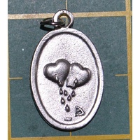 THE MATRIX Medal Pendant, SILVER TONE, 22mm X 15mm, MADE IN ITALY