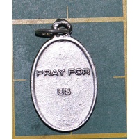 MATER DOLOROSA Medal Pendant, SILVER TONE, 22mm X 15mm, MADE IN ITALY