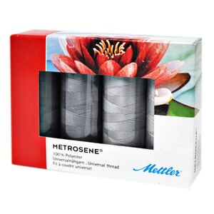 Metrosene GREY Thread Pack 4 x 150m Spools